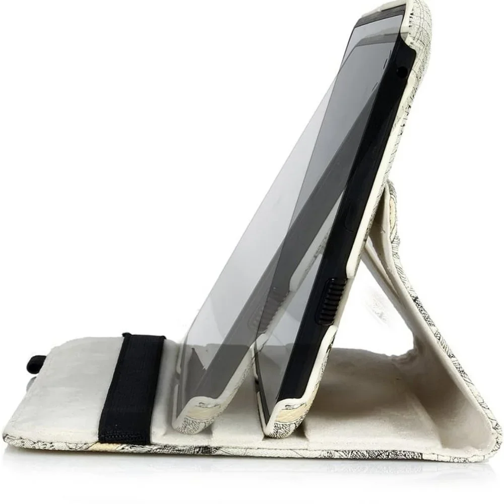 Kindle Fire HD 7 Map 360 Rotating Magnetic Smart Stand Case